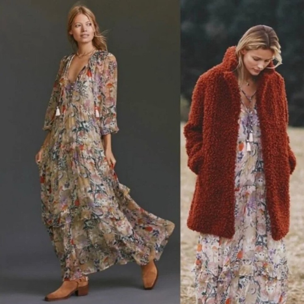 Anthropologie Floral Maxi Dress - Multicolor - Picture 2 of 7